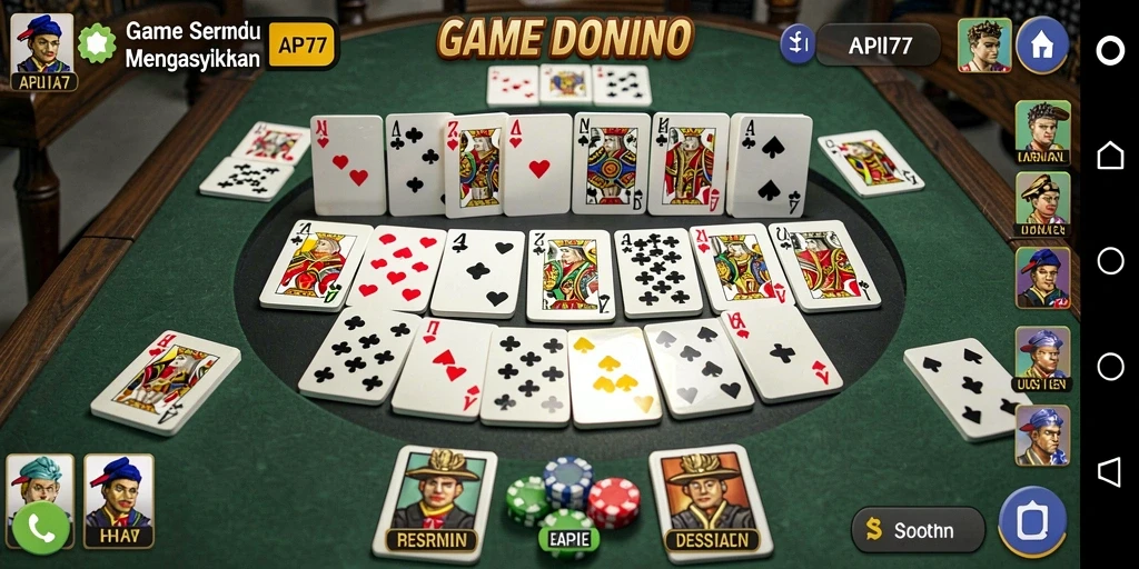 Tampilan gameplay seru dari API77 yang membuat ketagihan.