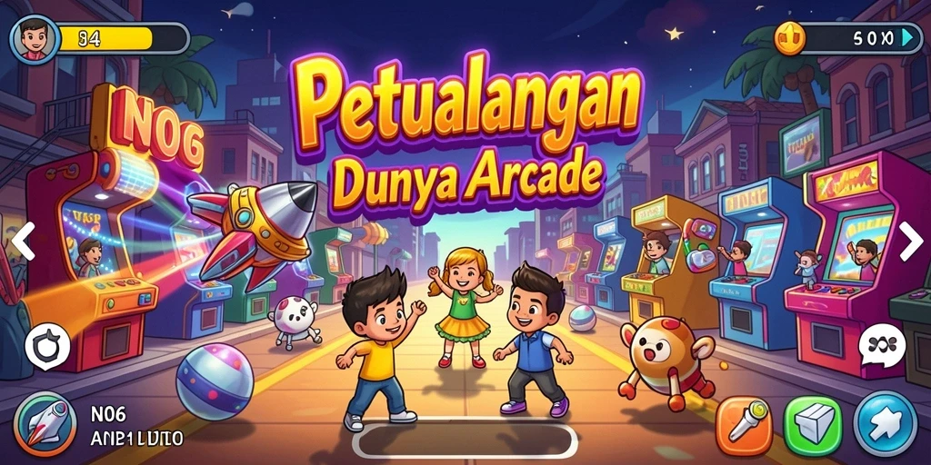 Tampilan gameplay <strong>N06</strong> yang penuh aksi dan keseruan.