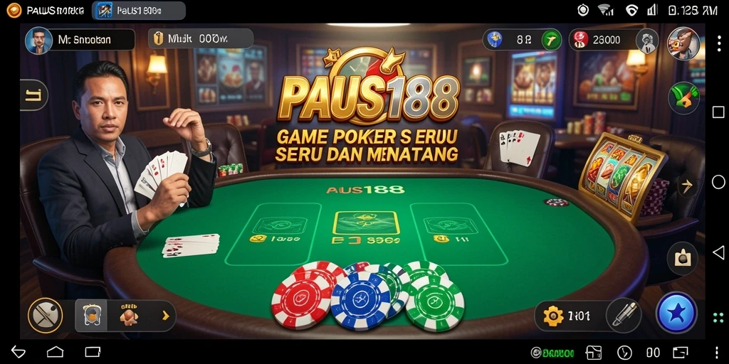 Tampilkan aksi seru permainan Poker di PAUS188.