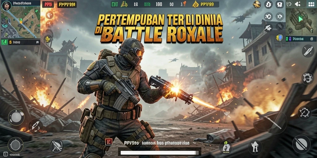Tangkapan layar PPV99 dengan aksi pertempuran intens dan grafis memukau.