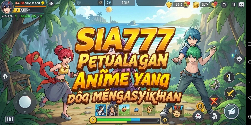 Tampilan gameplay SIA777 dengan karakter Anime penuh warna dan dinamis.