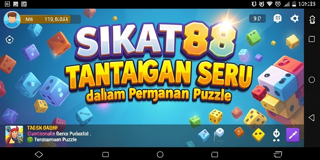 Tampilan utama SIKAT88 menampilkan gameplay puzzle yang menarik dan interaktif.