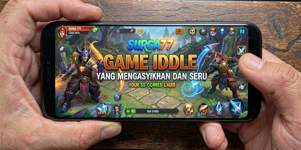 Screenshot gameplay SURGA77 menampilkan elemen Idle yang menarik.