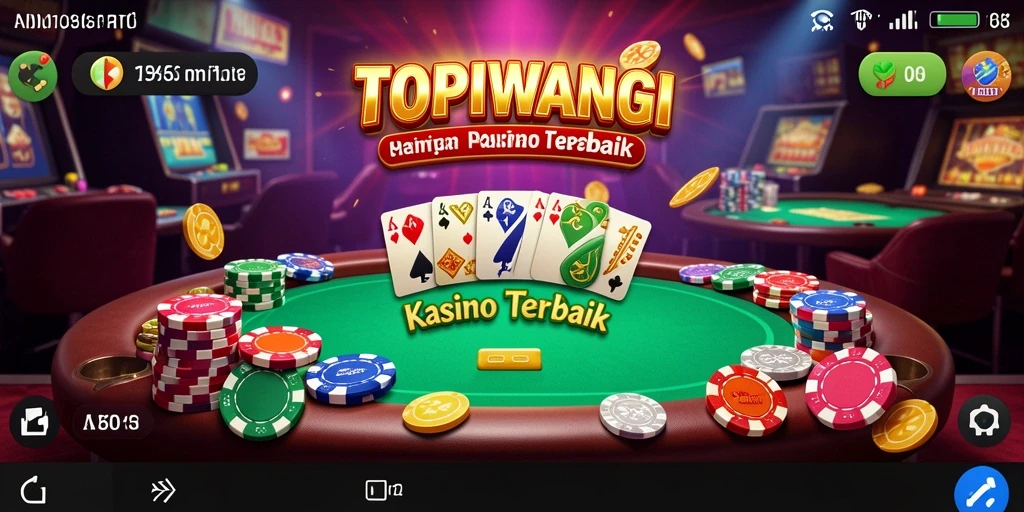 Screenshot gameplay kasino TOPIWANGI yang menampilkan permainan seru dan menarik.